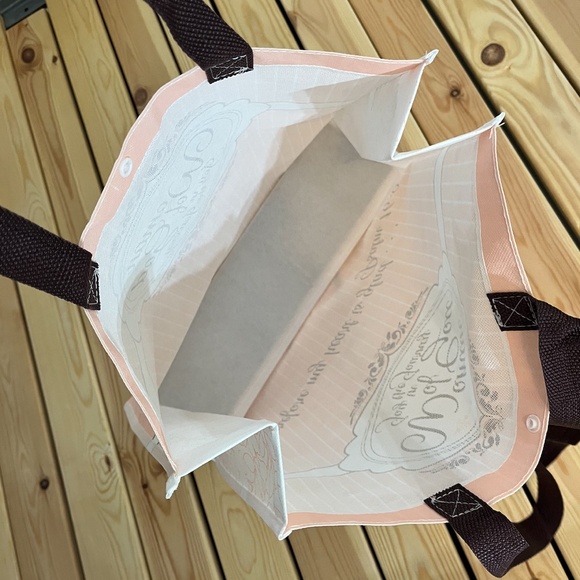 NEW Woman of God Tote Bag 14x12x4 Faith Scripture Pink Tote Bag - Picture 7 of 8